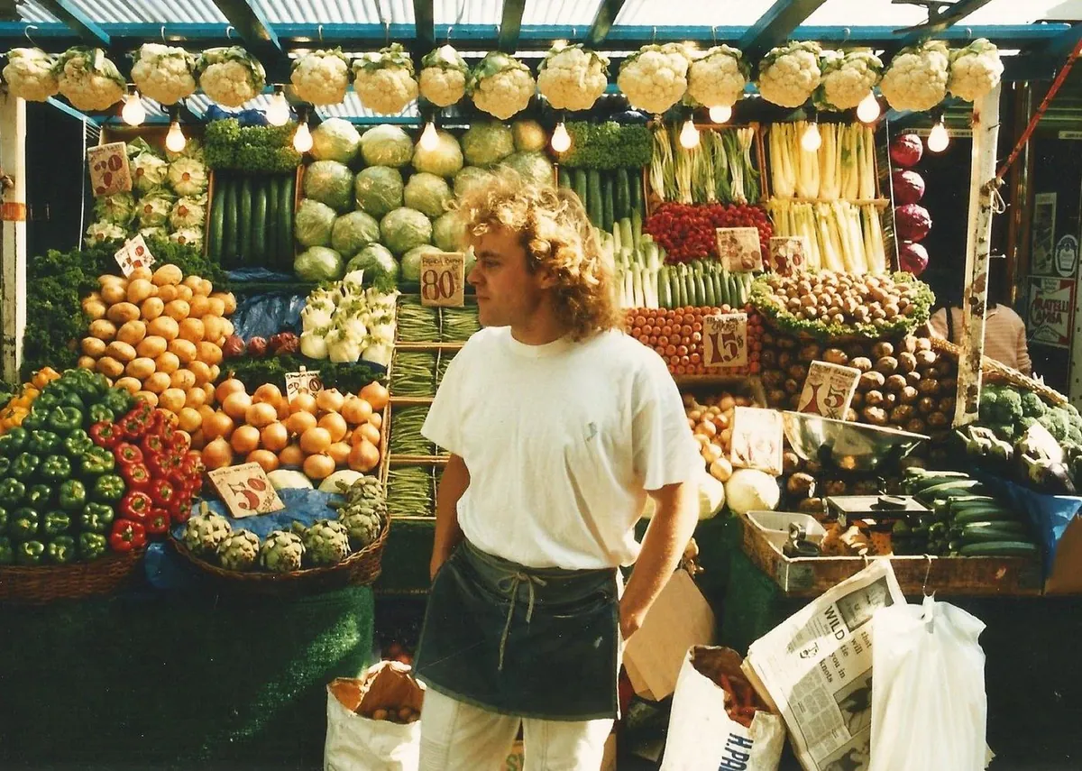 Billy Warrington on the family fruit and veg stall
